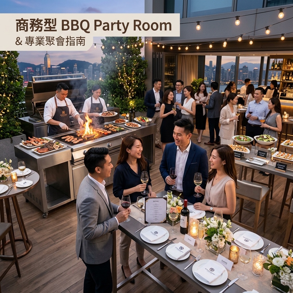 商務聚會選址指南：預訂「商務型 BBQ Party Room」必須具備的 5 大核心指標